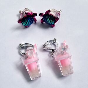 2 Pairs of Claire's Clip-Ons